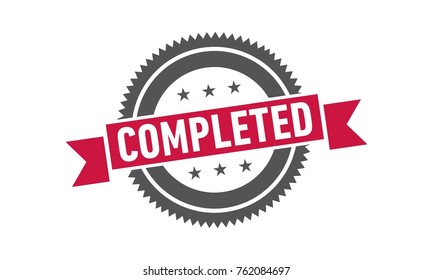 Completed stamp. sign. seal