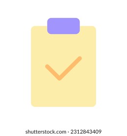 Completed task pixel perfect flat gradient color ui icon. Reach main goal. Project management. Simple filled pictogram. GUI, UX design for mobile application. Vector isolated RGB illustration