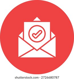 Ilustración de diseño de icono de Vector completada