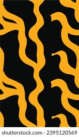 A completely new template for your business design. Ornament of stylized skin. Vector Tiger Pattern. Dip Dye Tie. Seamless.