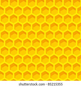 Completely seamless honeycomb pattern