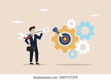 Completing smart ideas, getting work done, looking for solutions to business problems, smart entrepreneurs fix problems in business to find solutions.
