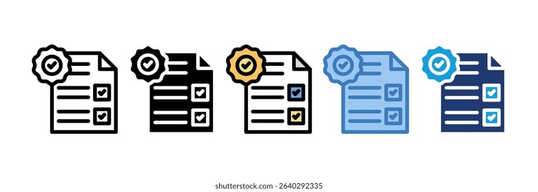 Completion Icon Element For Design