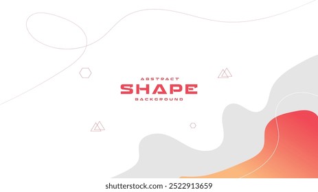 Complex abstract background with a colorful shapes design