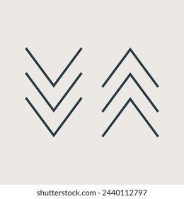 Complex abstract geometric shape with pale details vector element
