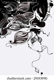 Complex abstract, vector