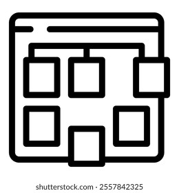 Complex algorithm visualized in web application, enabling interactive data analysis and offering insightful patterns for enhanced decision making