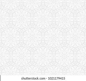 complex geometric ornament. sophisticated geometric pattern based on repetitive simple forms. vector illustration