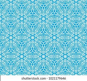 complex geometric ornament. sophisticated geometric pattern based on repetitive simple forms. vector illustration