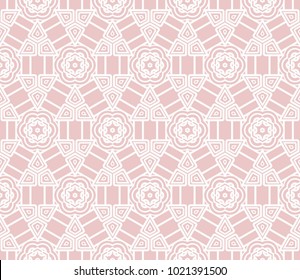 complex geometric ornament. sophisticated geometric pattern based on repetitive simple forms. vector illustration