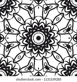 complex geometric ornament. sophisticated geometric pattern based on repetitive simple forms. vector flower illustration.