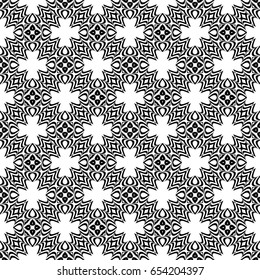complex geometric ornament. sophisticated geometric pattern based on repetitive simple forms. vector illustration