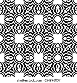 complex geometric ornament. sophisticated geometric pattern based on repetitive simple forms. vector illustration