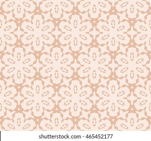 complex geometric pattern of interwoven lines and shapes. seamless floral texture. for interior design, wallpaper, printing and textiles. beige color
