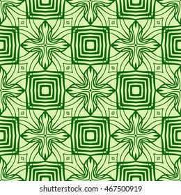 complex geometric pattern of interwoven lines and shapes. seamless texture. for interior design, wallpaper, printing and textiles