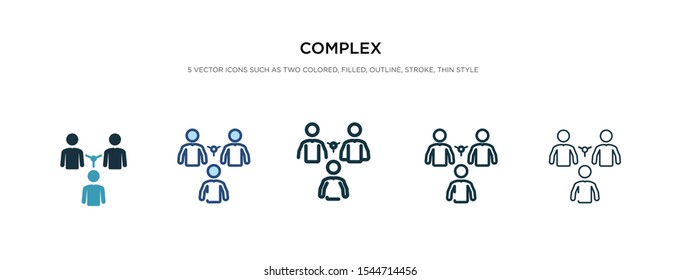 complex icon in different style vector illustration. two colored and black complex vector icons designed in filled, outline, line and stroke style can be used for web, mobile, ui