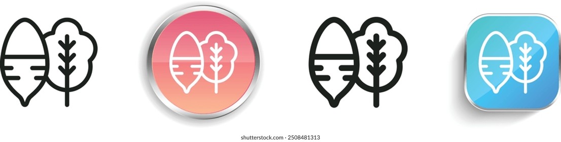 complex icon. Thin Linear, Regular and Button Style Design Isolated On White Background