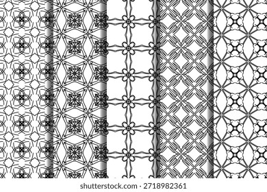 Complex linear aesthetic for textile and fabric print.