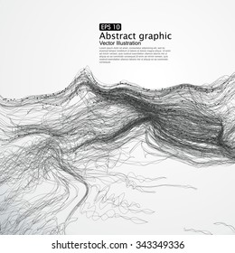 complex lines consisting of Abstract graphic.