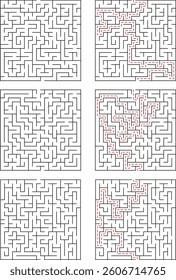 Complex Mazes Solutions, Puzzles, Paths, Challenges, Logic, Games, Brain Teasers, Difficulty Levels,