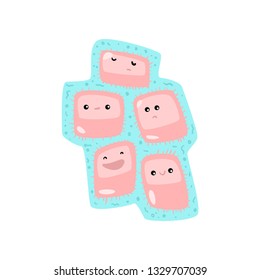 Complex microorganism consisting of several viral or bacterial units against white