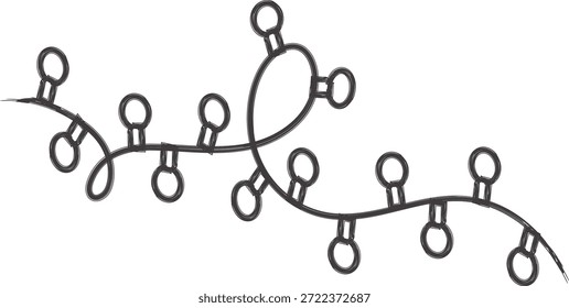 A complex molecular structure diagram with bonded atoms and lines