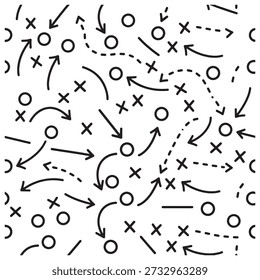 Complex network diagram with arrows and symbols