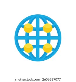 A complex network of interconnected lines and nodes, suggesting data flow, communication, or a system architecture. Features a vibrant, multi-color palette.