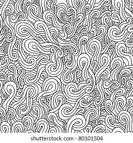 complex seamless swirls pattern