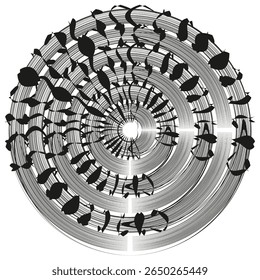 Estrutura esférica complexa. Estrutura orbital circular. Ilustração da ciência vetorial. Conceito tecnológico futurista.