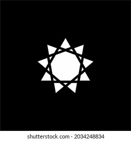 
Complex Star Illustration for Logo or Graphic Design Element. Vector Illustration