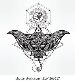 complex tattoo design vector art clipart 
