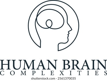 Complexities of human brain logo