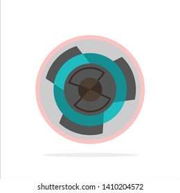 Complexity, Business, Challenge, Concept, Labyrinth, Logic, Maze Abstract Circle Background Flat color Icon
