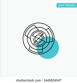 Complexity, Business, Challenge, Concept, Labyrinth, Logic, Maze turquoise highlight circle point Vector icon