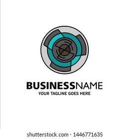 Complexity, Business, Challenge, Concept, Labyrinth, Logic, Maze Business Logo Template. Flat Color