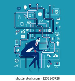Complexity, Business Concept Vector Illustration
