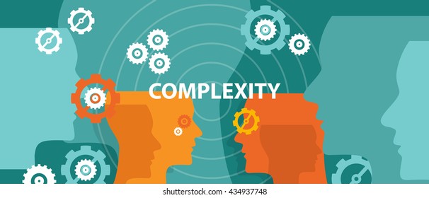 complexity concept illustration vector head thinking 