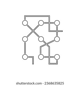 Complexity Icon. Crowded Symbol - Vector.