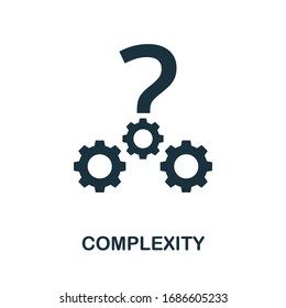 Complexity Icon. Simple Element From Business Intelligence Collection. Filled Complexity Icon For Templates, Infographics And More.