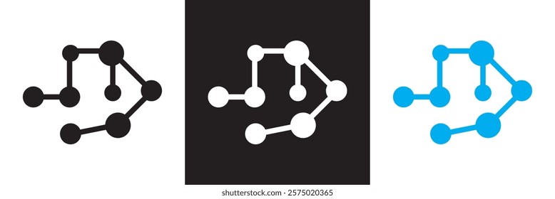 Complexity icon. Complexity icon for templates. isolated on white and black background. vector illustration. EPS 10