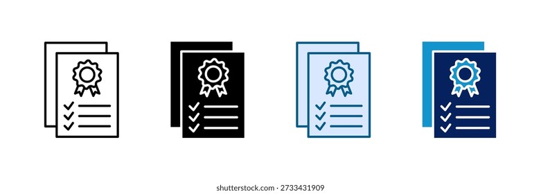 Compliance Administration Icon Set Multiple Style Collection