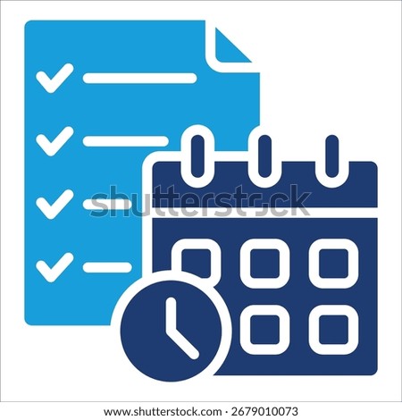 Compliance Calendar Icon Element For Design