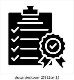 Compliance Check Icon Element For Design