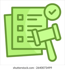 Compliance Checklist Icon Element For Design