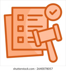Compliance Checklist Icon Element For Design