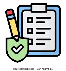 Elemento De Icono De Lista De Comprobación De Conformidad Para Diseño