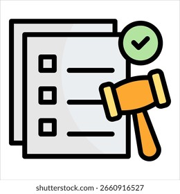 Elemento De Ícone De Lista De Verificação De Conformidade Para Design