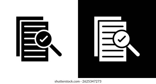 Compliance document icon simple line vector. Symbol, logo.