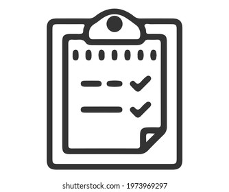 Compliance document icon in transparent style. Approval process vector illustration on isolated background. Checkmark business concept.